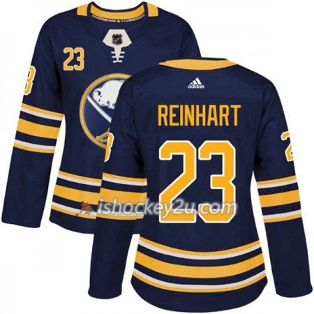 Dame NHL Buffalo Sabres Trøje Sam Reinhart 23 Adidas 2017-2018 Marine Blå Authentic